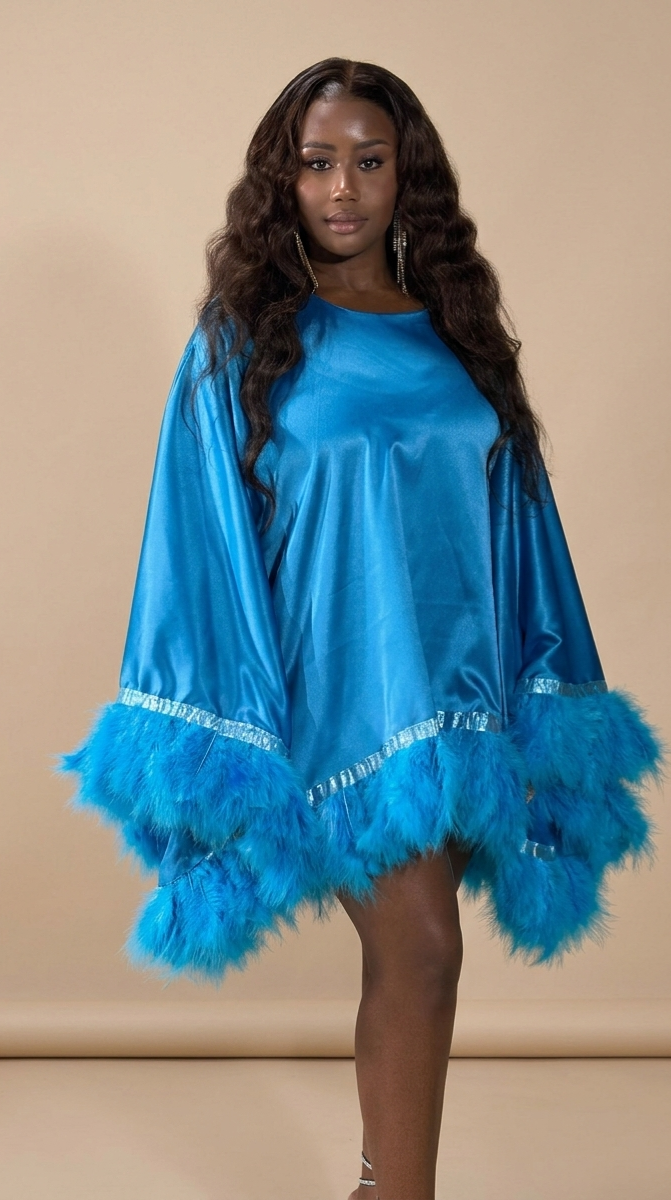 Short Feather Dress