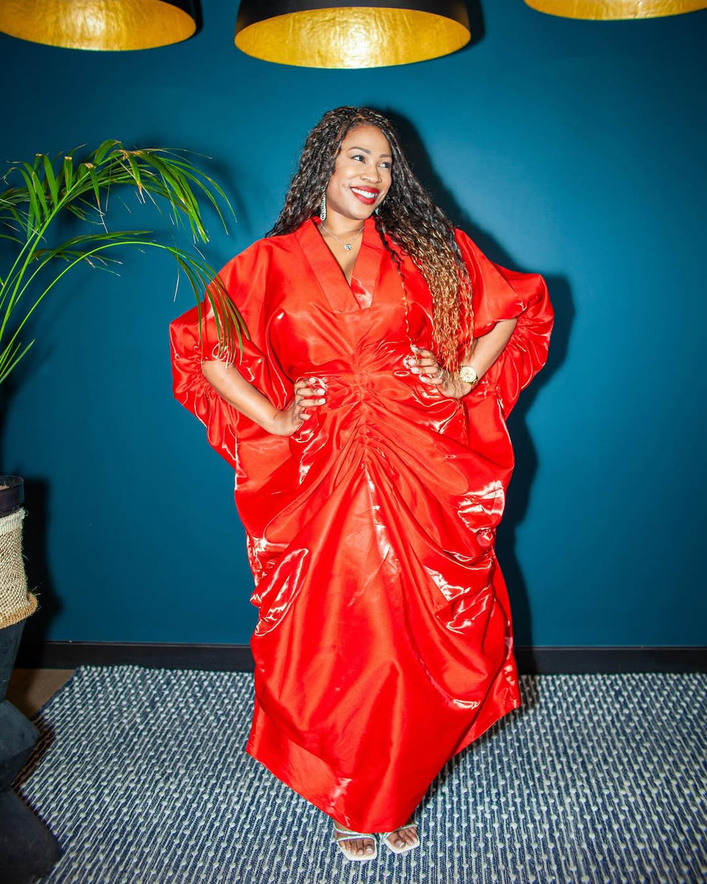 Red classic Bubu Dress