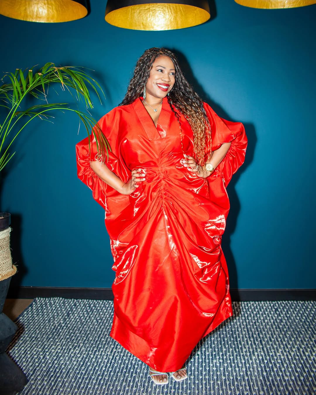Red classic Bubu Dress