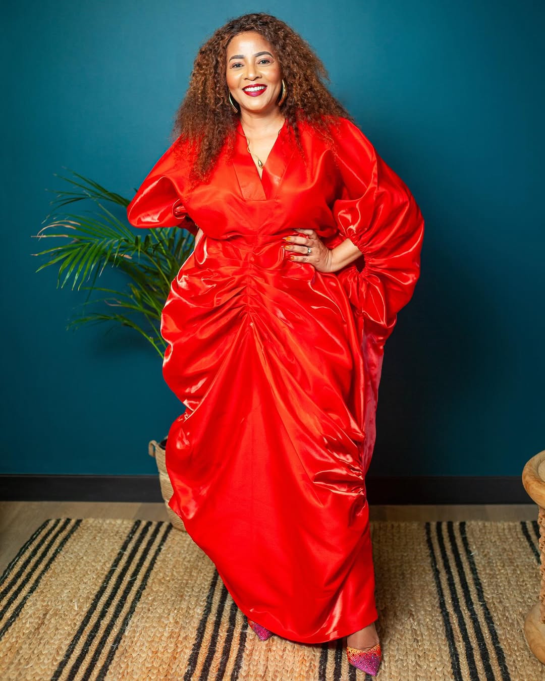 Red classic Bubu Dress