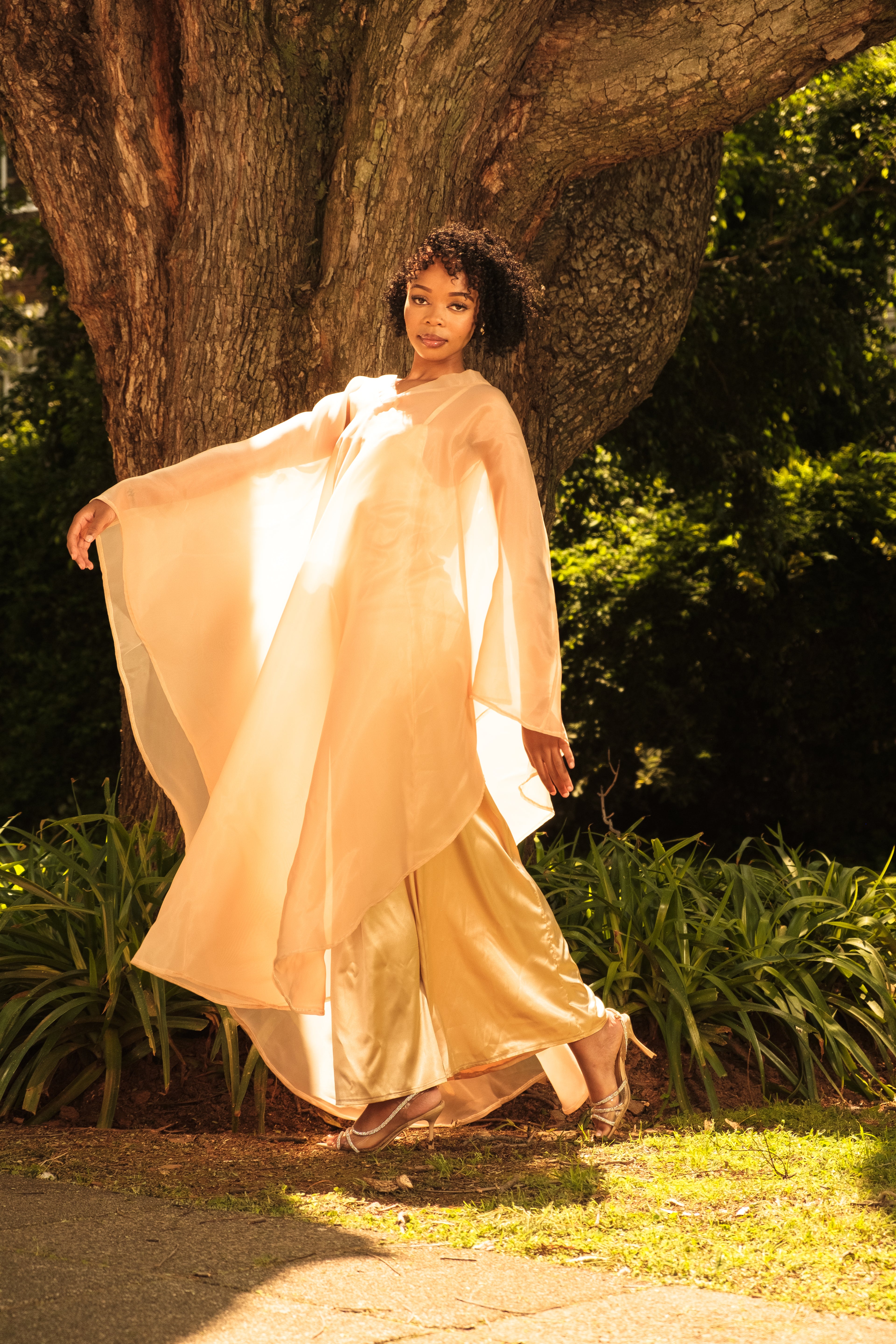 Angelic aura two piece dress