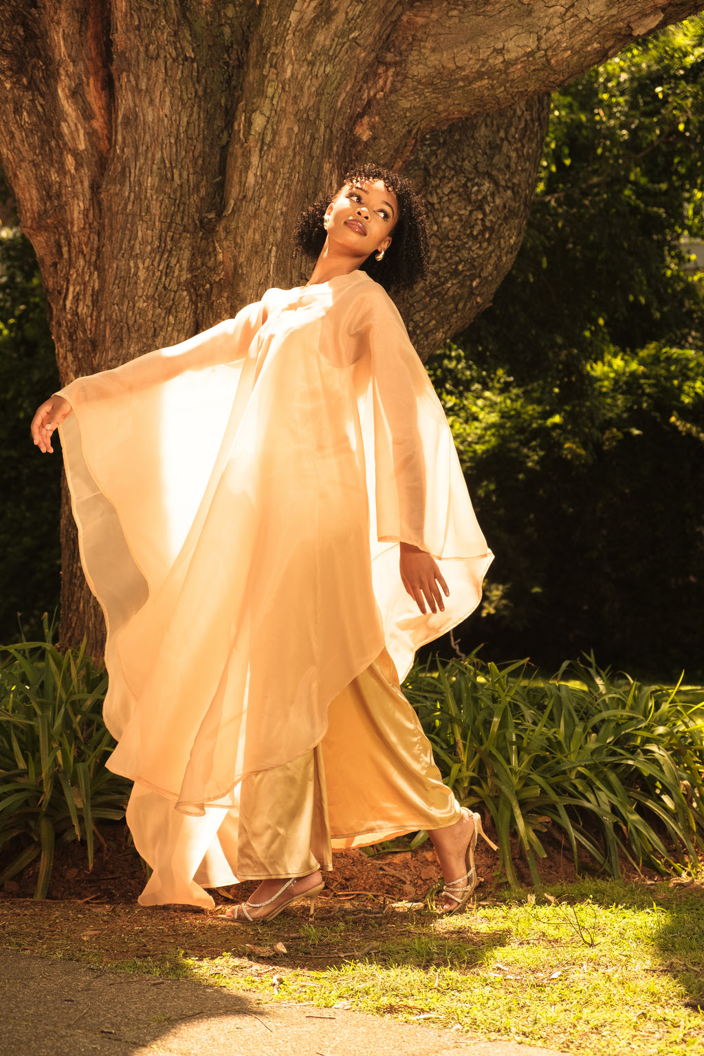 Angelic aura two piece dress