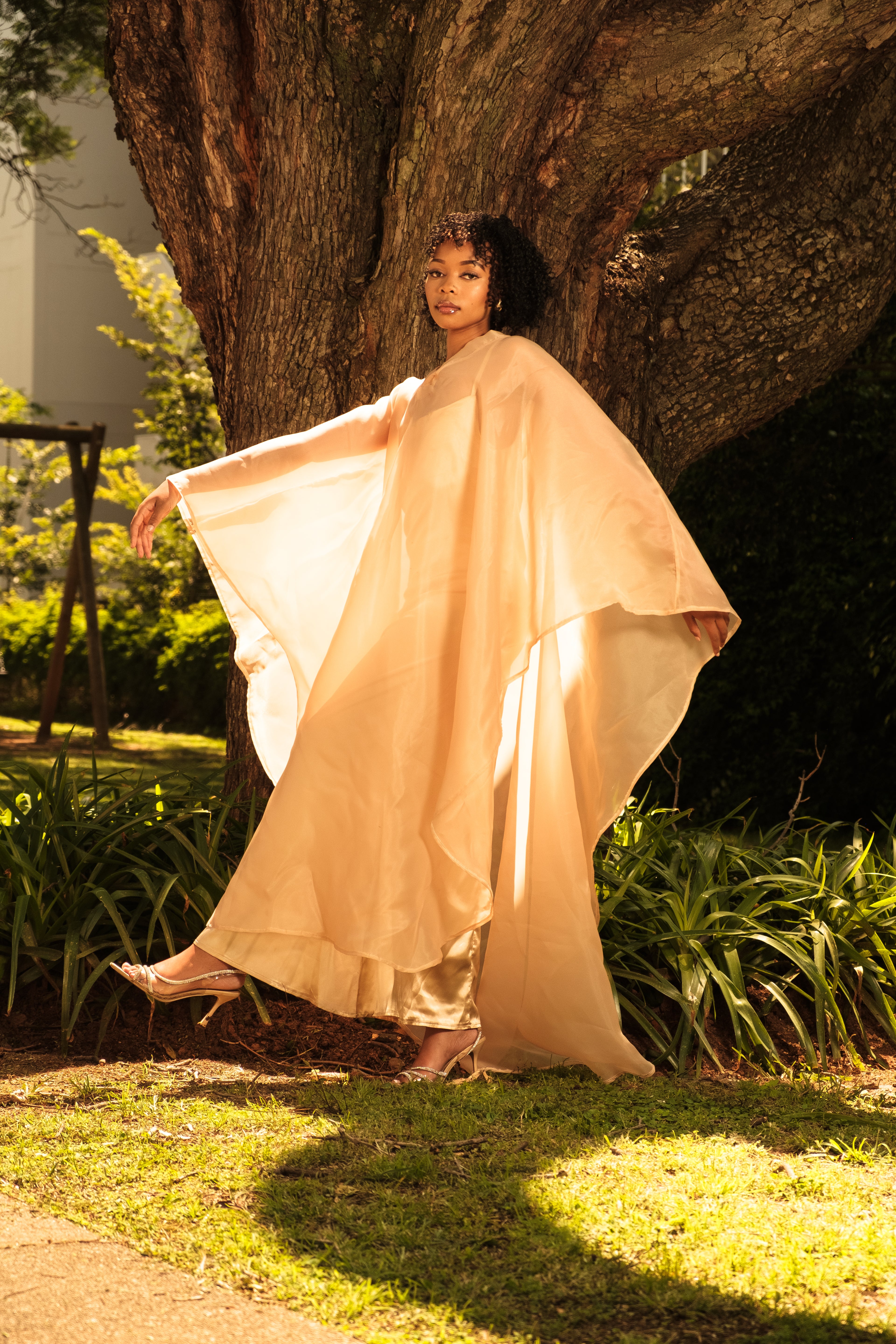 Angelic aura two piece dress