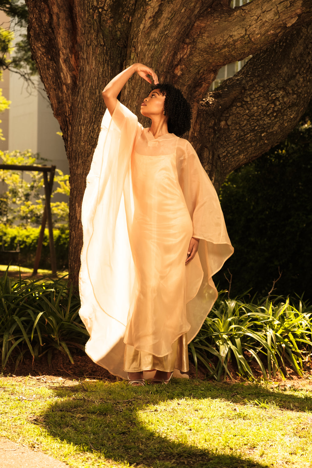 Angelic aura two piece dress