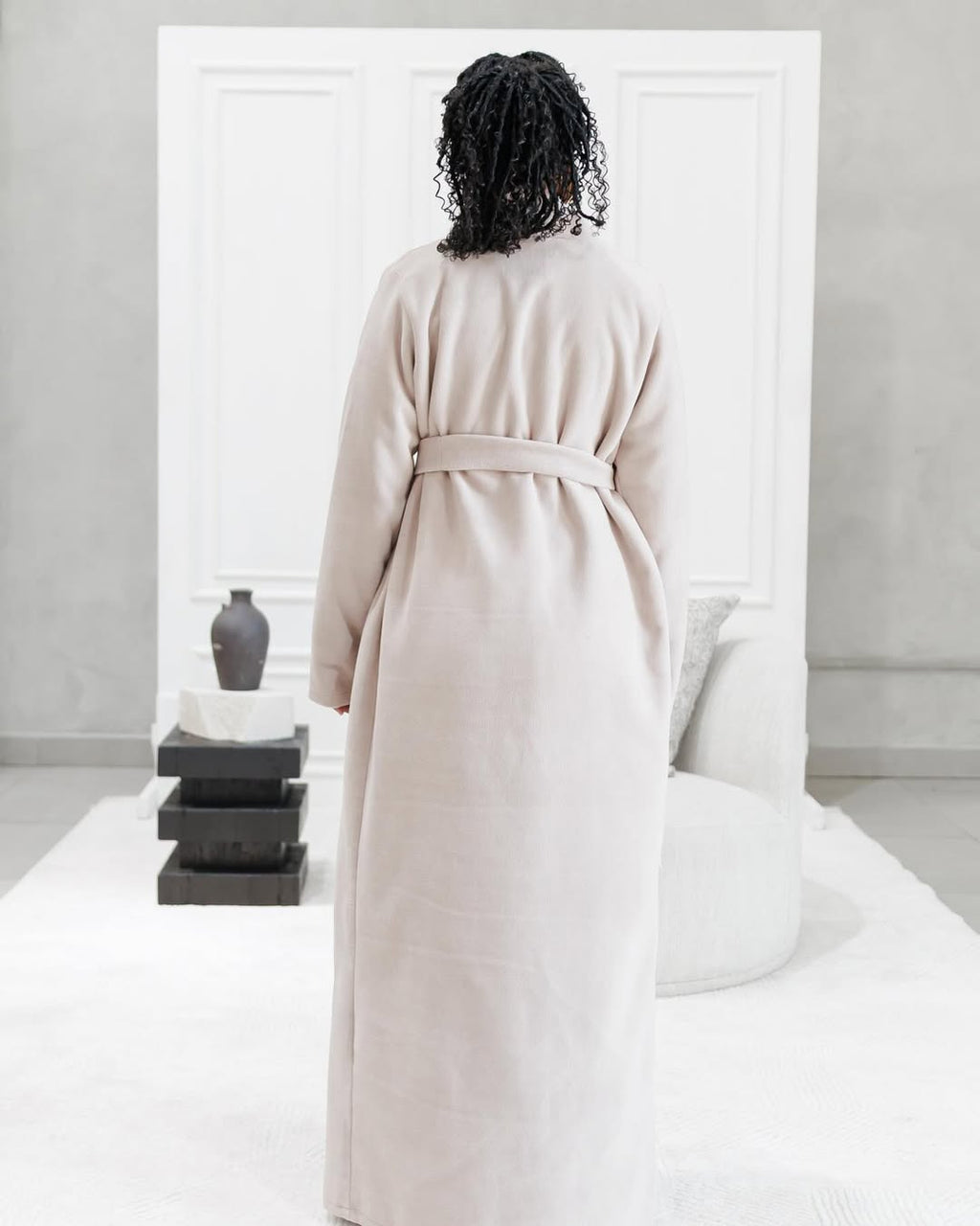 Fleece Cardigan and dress set