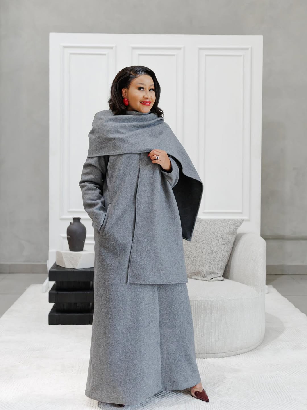 Scarf coat