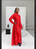 Fleece Cardigan and dress set