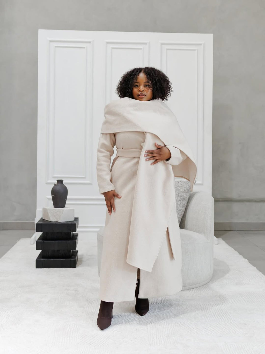 Scarf coat