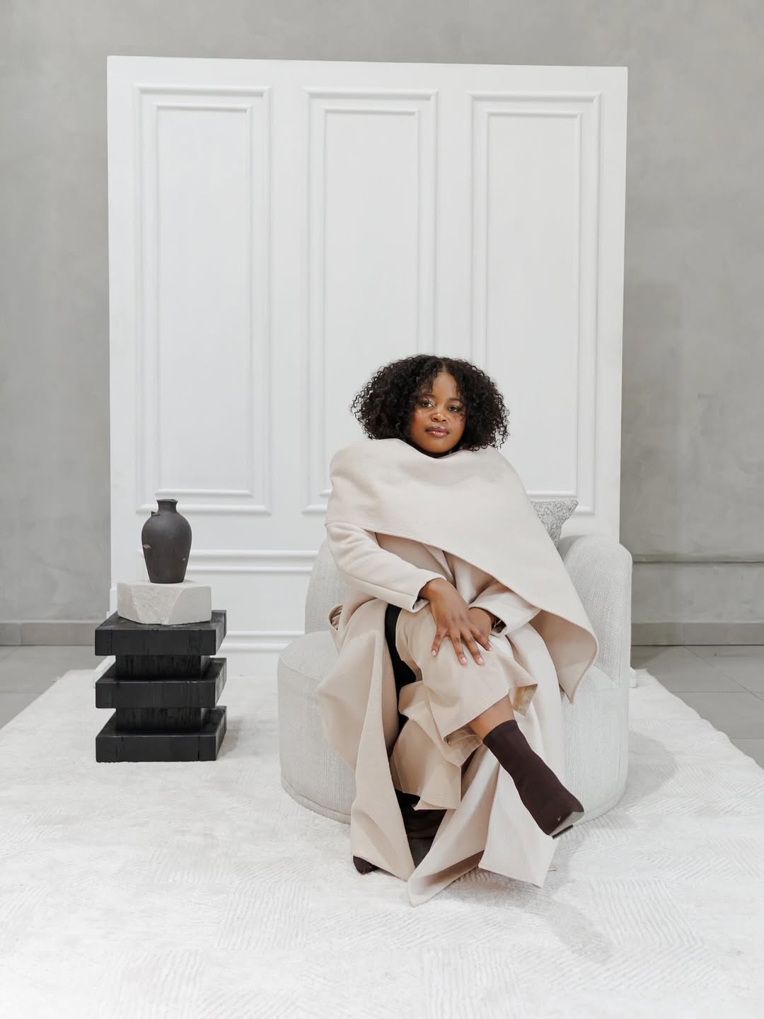 Scarf coat