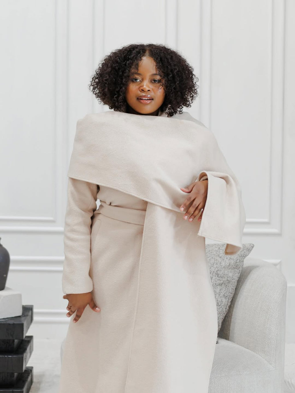 Scarf coat