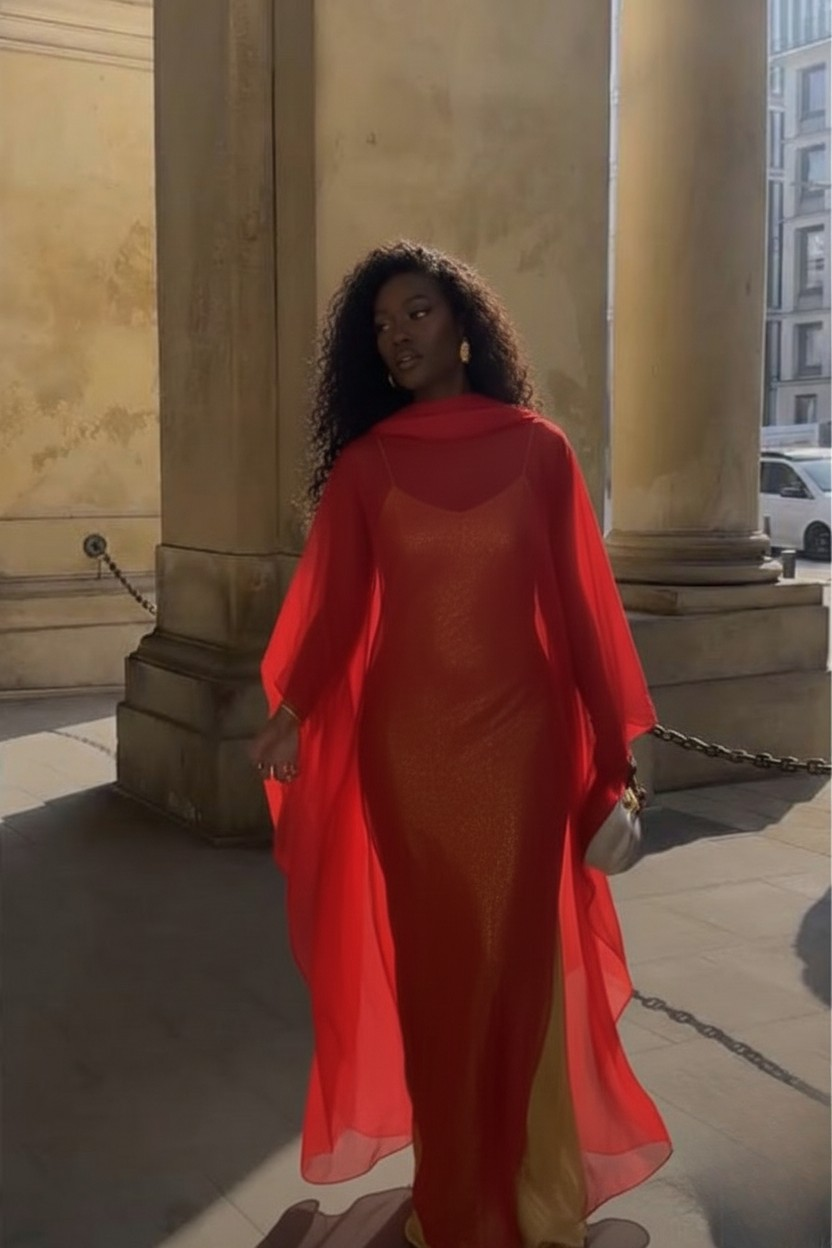 The golden flame two piece