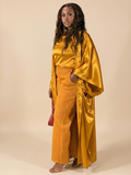 Gold Kaftin and Mesh Set